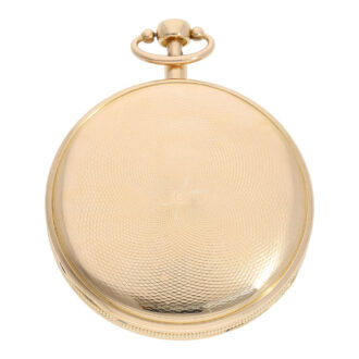 Large Swiss gold repeating virgule Lépine watch Circa 1820