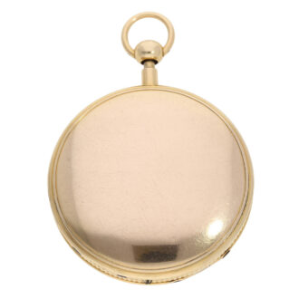 Early Swiss 18K gold repeating centre seconds cylinder watch Circa 1800 Early Swiss 18K gold repeating centre seconds cylinder watch Circa 1800