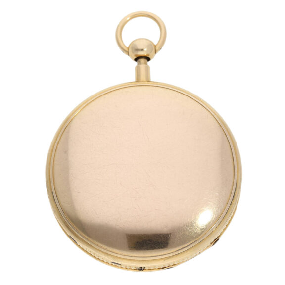 Early Swiss 18K gold repeating centre seconds cylinder watch Circa 1800 Early Swiss 18K gold repeating centre seconds cylinder watch Circa 1800
