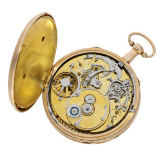 Swiss rose gold repeating musical cylinder watch Circa 1820 Swiss rose gold repeating musical cylinder watch Circa 1820