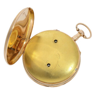 Swiss rose gold repeating musical cylinder watch Circa 1820 Swiss rose gold repeating musical cylinder watch Circa 1820