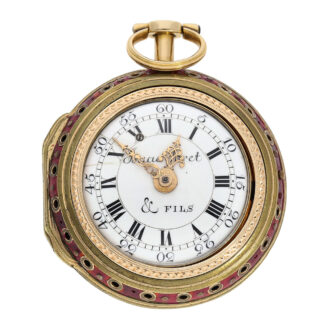 Swiss gold triple cased quarter repeating verge watch Circa 1750