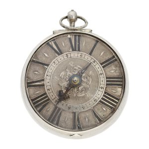 Very early Swiss silver single-handed verge pendant watch Circa 1685