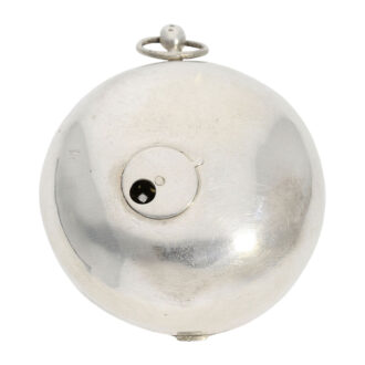 Very early Swiss silver single-handed verge pendant watch Circa 1685
