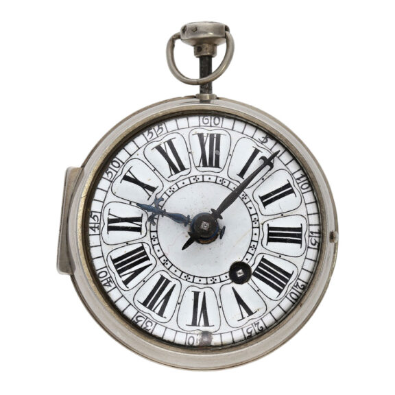 Early French silver repeating oignon watch Circa 1717