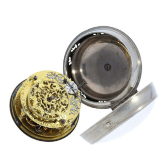 Early French silver repeating oignon watch Circa 1717