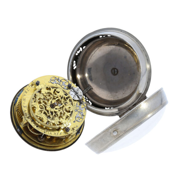 Early French silver repeating oignon watch Circa 1717 Early French silver repeating oignon watch Circa 1717