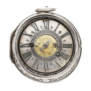 Swiss single-handed oignon watch with alarm Circa 1675-1680