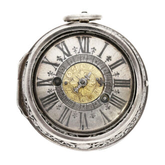 Swiss single-handed oignon watch with alarm Circa 1675-1680 Swiss single-handed oignon watch with alarm Circa 1675-1680