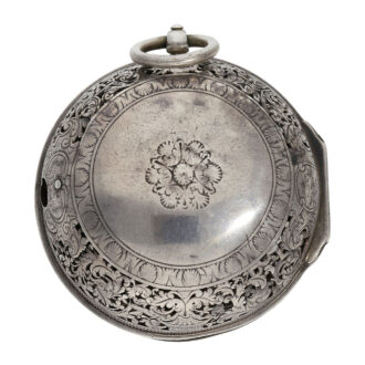 Swiss single-handed oignon watch with alarm Circa 1675-1680 Swiss single-handed oignon watch with alarm Circa 1675-1680