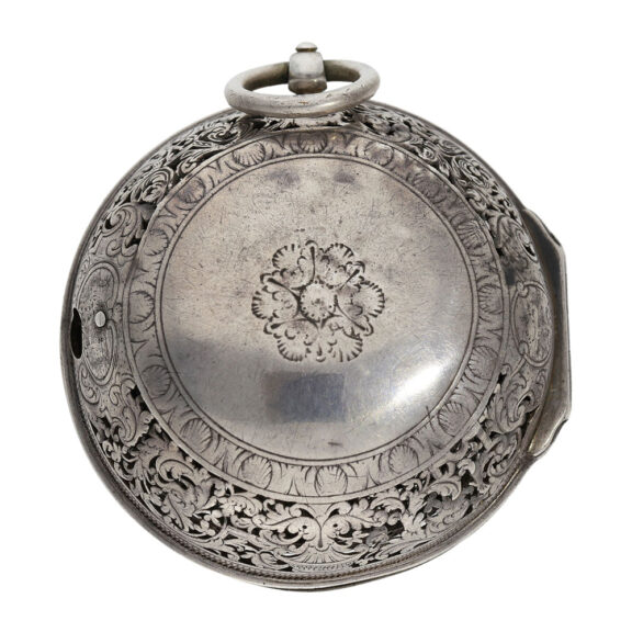 Swiss single-handed oignon watch with alarm Circa 1675-1680 Swiss single-handed oignon watch with alarm Circa 1675-1680