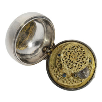English silver complicated astronomical verge watch Circa 1690