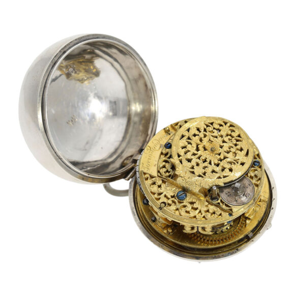 English silver complicated astronomical verge watch Circa 1690 English silver complicated astronomical verge watch Circa 1690