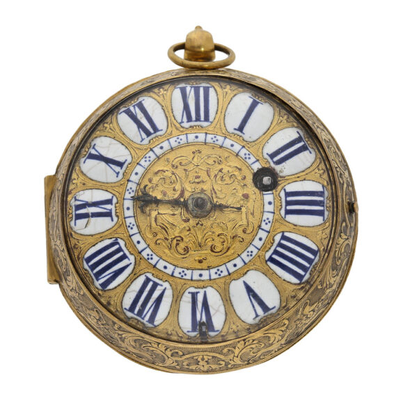Early French single-handed oignon pocket watch Circa 1695 Early French single-handed oignon pocket watch Circa 1695