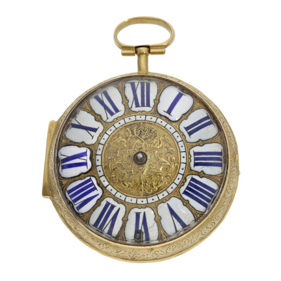 Early French gold single-handed verge oignon watch Circa 1700 Early French gold single-handed verge oignon watch Circa 1700