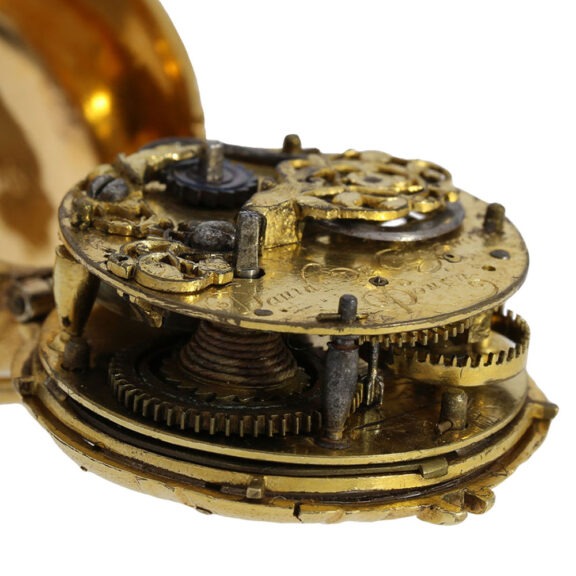 French fire-gilt sea urchin shaped pendant watch Circa 1640 French fire-gilt sea urchin shaped pendant watch Circa 1640