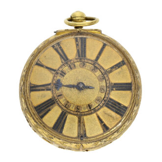 Rare, early English verge pendant watch with alarm Circa 1685 Rare, early English verge pendant watch with alarm Circa 1685