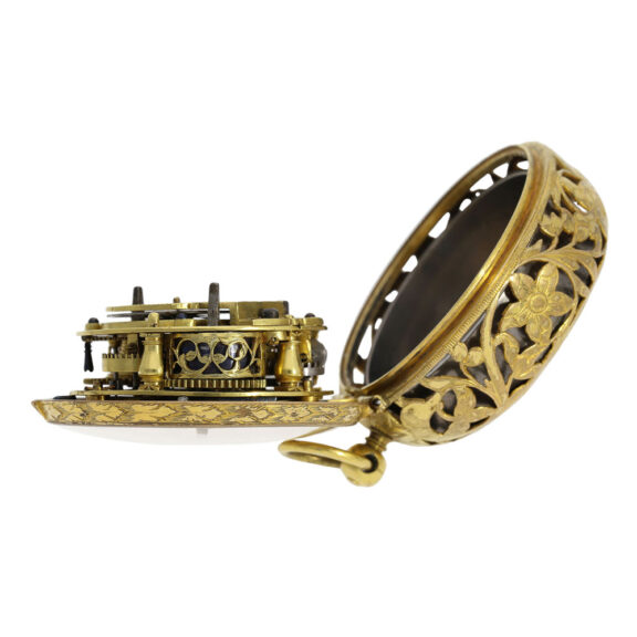 Rare, early English verge pendant watch with alarm Circa 1685 Rare, early English verge pendant watch with alarm Circa 1685