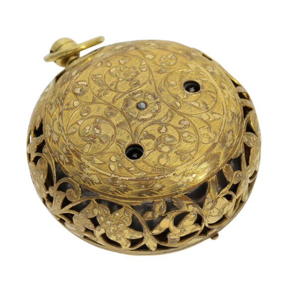 Rare, early English verge pendant watch with alarm Circa 1685 Rare, early English verge pendant watch with alarm Circa 1685