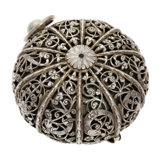 French silver pendant watch with alarm and self strike Circa 1600 French silver pendant watch with alarm and self strike Circa 1600