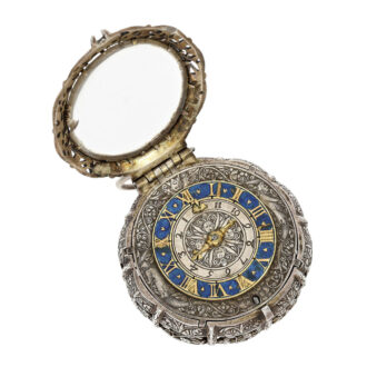 French silver pendant watch with alarm and self strike Circa 1600 French silver pendant watch with alarm and self strike Circa 1600
