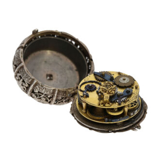 French silver pendant watch with alarm and self strike Circa 1600 French silver pendant watch with alarm and self strike Circa 1600