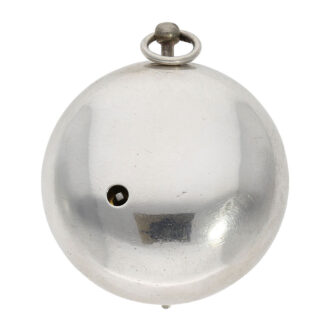 Important English silver verge pendant watch with calendar Circa 1670