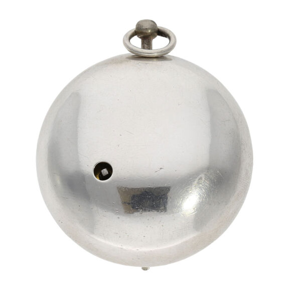 Important English silver verge pendant watch with calendar Circa 1670 Important English silver verge pendant watch with calendar Circa 1670