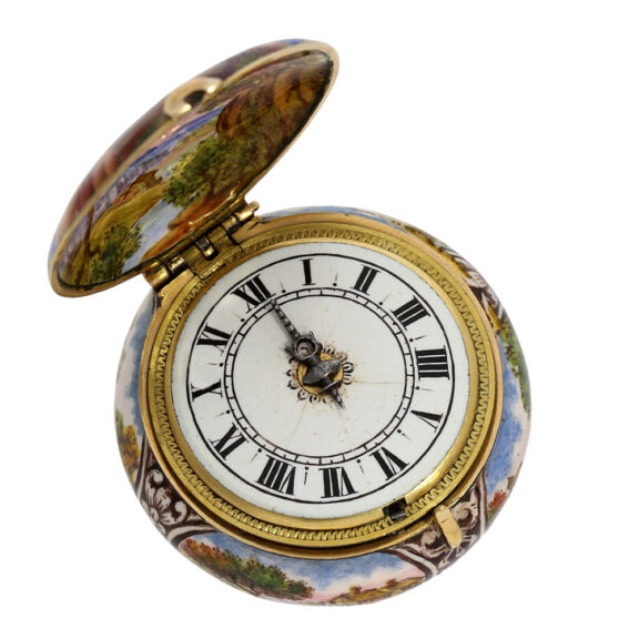 French gold School of Blois miniature pendant watch Circa 1640-1650 French gold School of Blois miniature pendant watch Circa 1640-1650