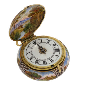 French gold School of Blois miniature pendant watch Circa 1640-1650