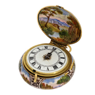 French gold School of Blois miniature pendant watch Circa 1640-1650