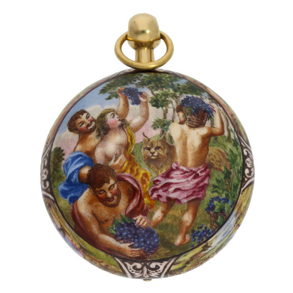 French gold School of Blois miniature pendant watch Circa 1640-1650 French gold School of Blois miniature pendant watch Circa 1640-1650