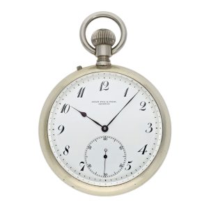 Swiss nickel open faced deck chronometer Circa 1911