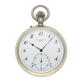Swiss nickel open faced deck chronometer Circa 1911