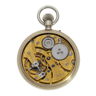Swiss nickel open faced deck chronometer Circa 1911