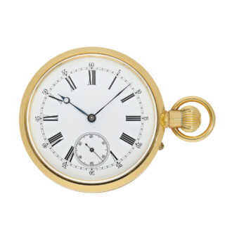 Extremely fine German gilt open faced pocket chronometer Circa 1890