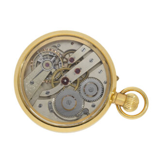 Extremely fine German gilt open faced pocket chronometer Circa 1890 Extremely fine German gilt open faced pocket chronometer Circa 1890