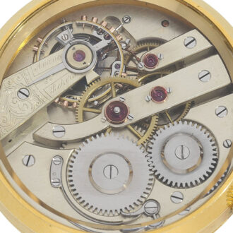 Extremely fine German gilt open faced pocket chronometer Circa 1890 Extremely fine German gilt open faced pocket chronometer Circa 1890