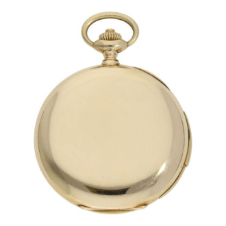 French 18K gold minute repeating chronograph Circa 1890