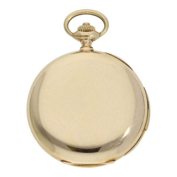 French 18K gold minute repeating chronograph Circa 1890 French 18K gold minute repeating chronograph Circa 1890