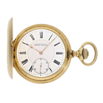 Extremely rare Swiss gold pocket chronometer Circa 1908