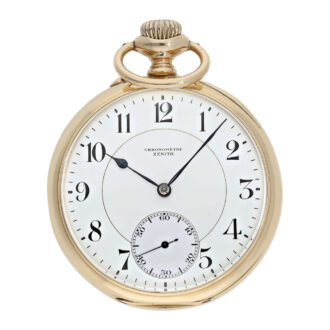 Extremely fine Swiss 18K gold pocket chronometer Circa 1920