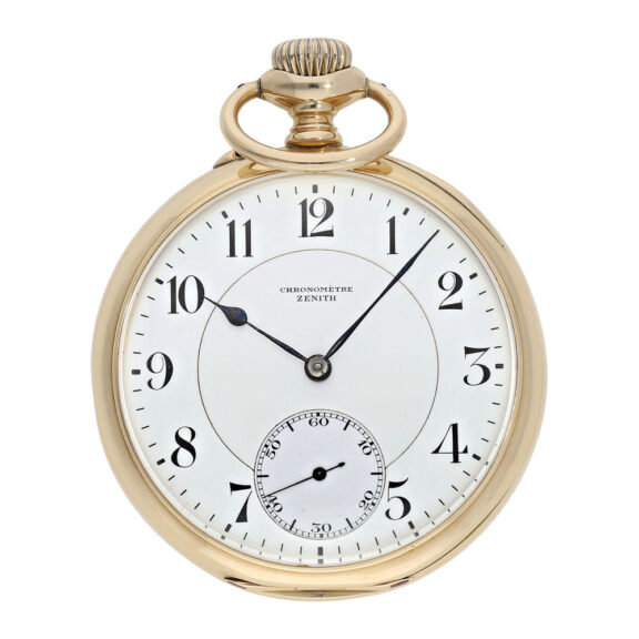 Extremely fine Swiss 18K gold pocket chronometer Circa 1920