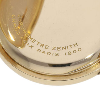 Extremely fine Swiss 18K gold pocket chronometer Circa 1920