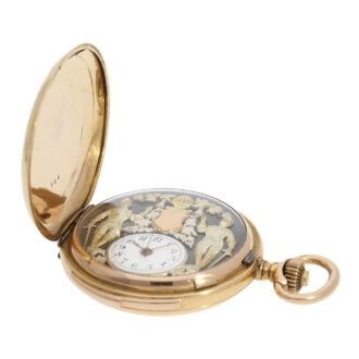 Swiss rose gold lever made for the Chinese market Circa 1900