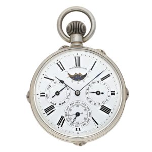 Early Swiss double-sided complicated World Time watch Circa 1890
