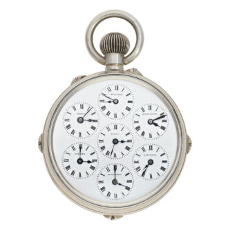 Early Swiss double-sided complicated World Time watch Circa 1890