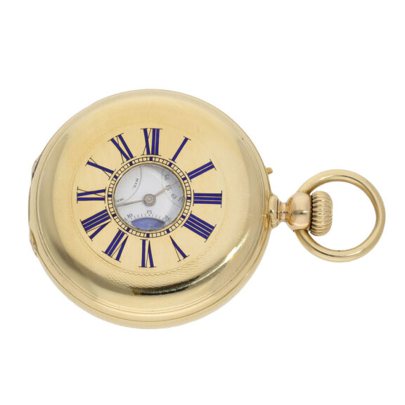 Complicated French 18K gold astronomical watch Circa 1870 Complicated French 18K gold astronomical watch Circa 1870