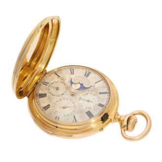 Important Swiss 18K gold complicated astronomical watch Circa 1877