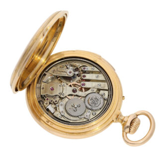 Important Swiss 18K gold complicated astronomical watch Circa 1877